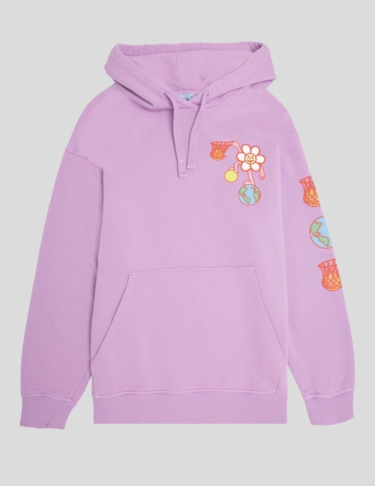 Noi non siamo amici daisy lot felpa viola